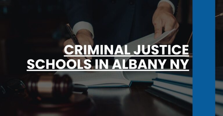 Criminal Justice Schools in Albany NY Feature Image