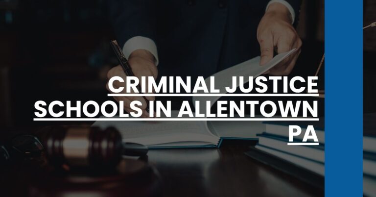 Criminal Justice Schools in Allentown PA Feature Image