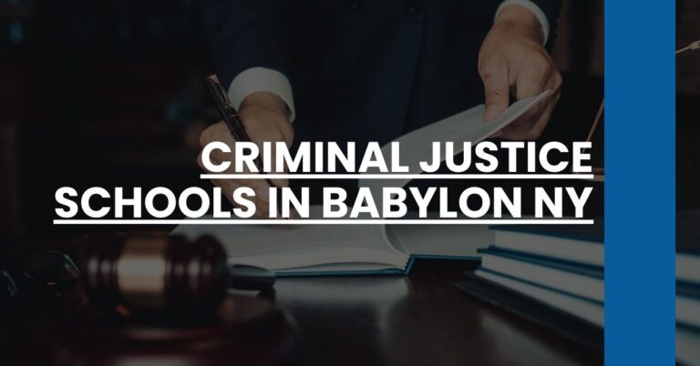 Criminal Justice Schools in Babylon NY Feature Image