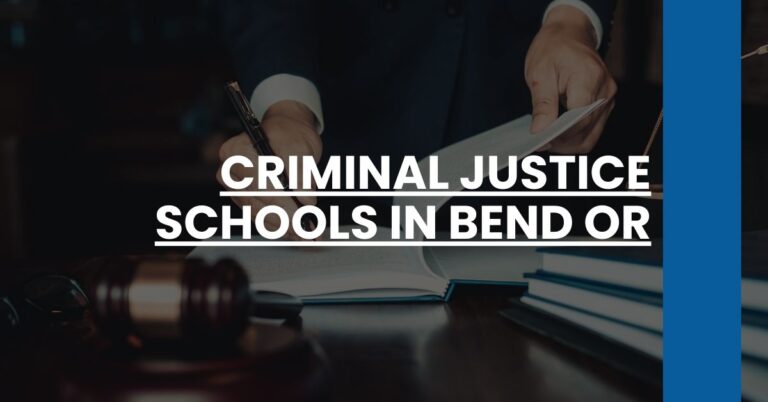 Criminal Justice Schools in Bend OR Feature Image