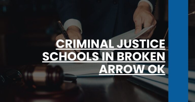 Criminal Justice Schools in Broken Arrow OK Feature Image