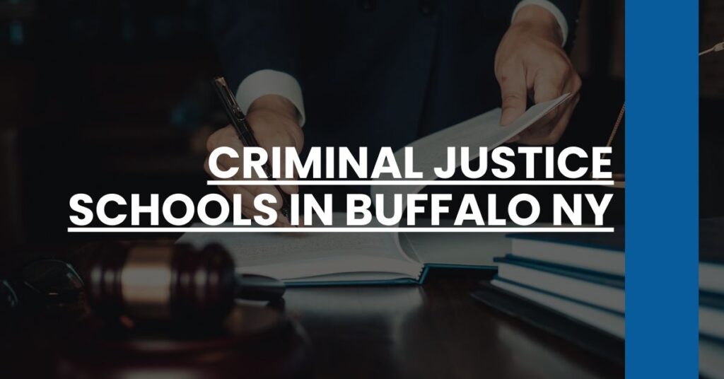 Criminal Justice Schools in Buffalo NY Feature Image