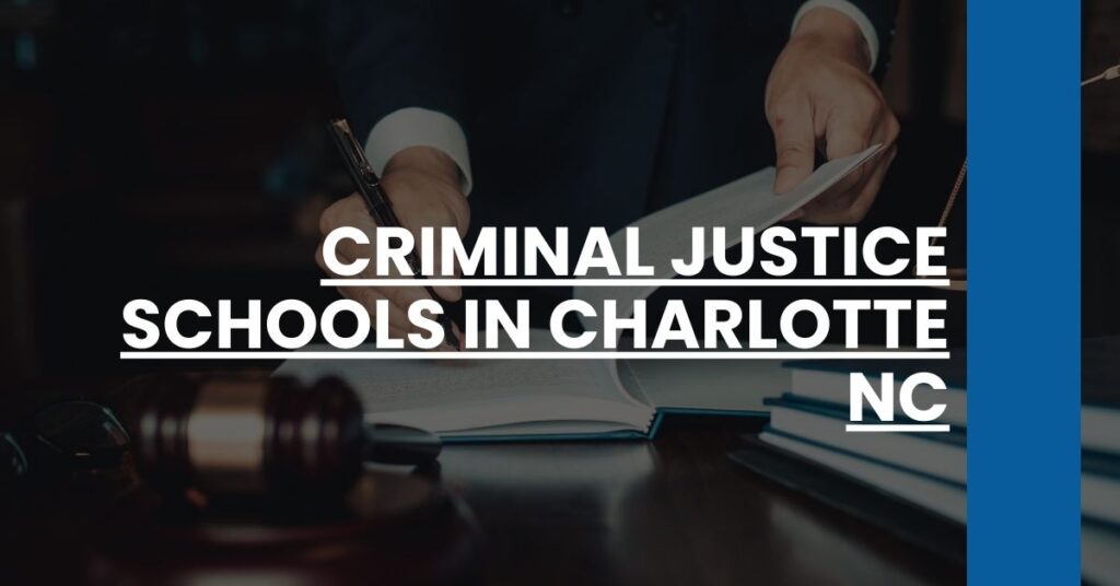 Criminal Justice Schools in Charlotte NC Feature Image