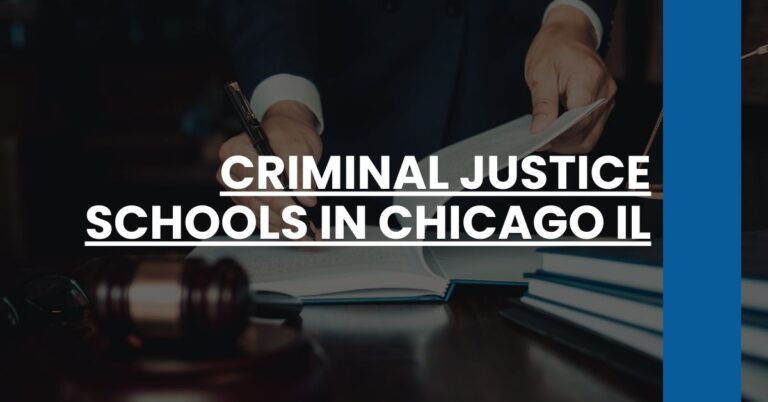 Criminal Justice Schools in Chicago IL Feature Image