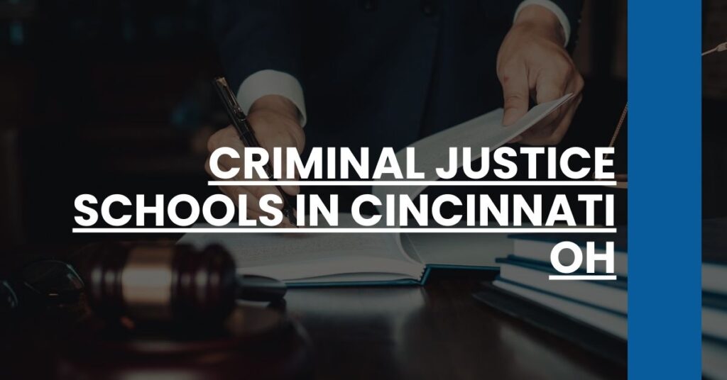 Criminal Justice Schools in Cincinnati OH Feature Image