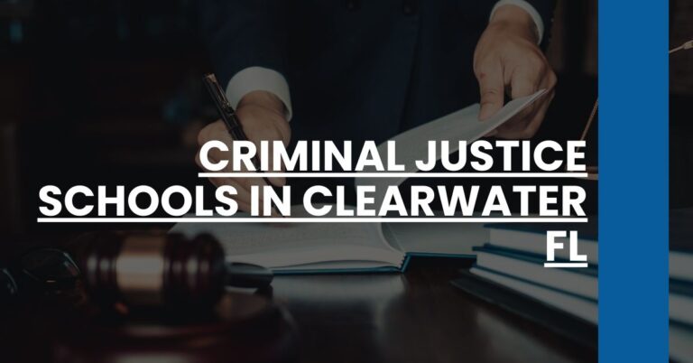 Criminal Justice Schools in Clearwater FL Feature Image