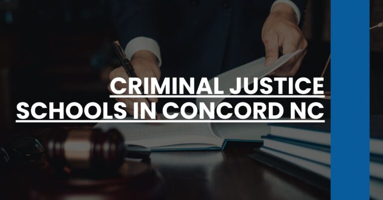 Criminal Justice Schools in Concord NC Feature Image