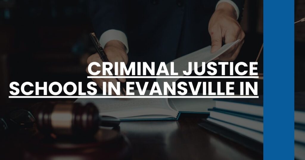 Criminal Justice Schools in Evansville IN Feature Image