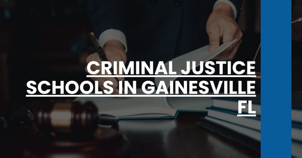 Criminal Justice Schools in Gainesville FL Feature Image