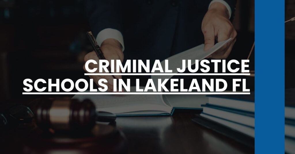 Criminal Justice Schools in Lakeland FL Feature Image