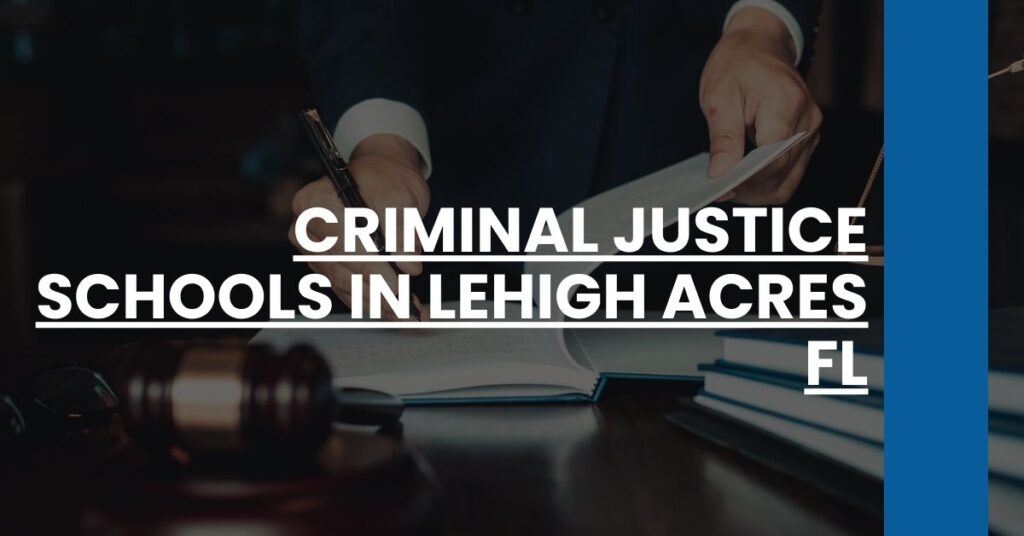 Criminal Justice Schools in Lehigh Acres FL Feature Image