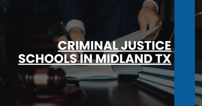 Criminal Justice Schools in Midland TX Feature Image