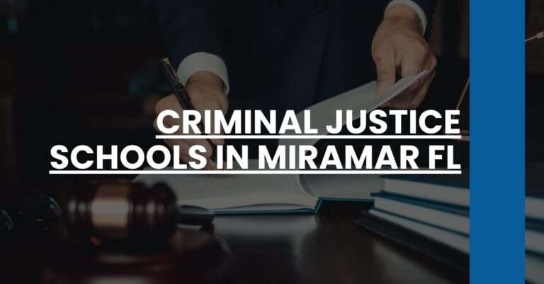 Criminal Justice Schools in Miramar FL Feature Image