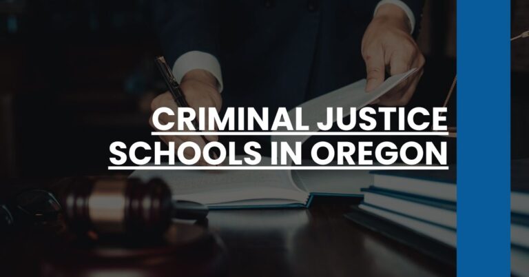 Criminal Justice Schools in Oregon Feature Image