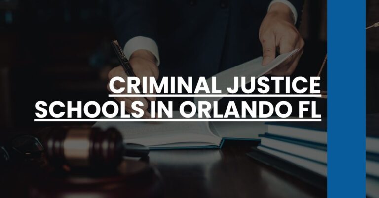 Criminal Justice Schools in Orlando FL Feature Image