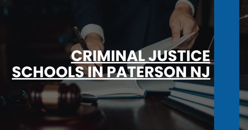 Criminal Justice Schools in Paterson NJ Feature Image