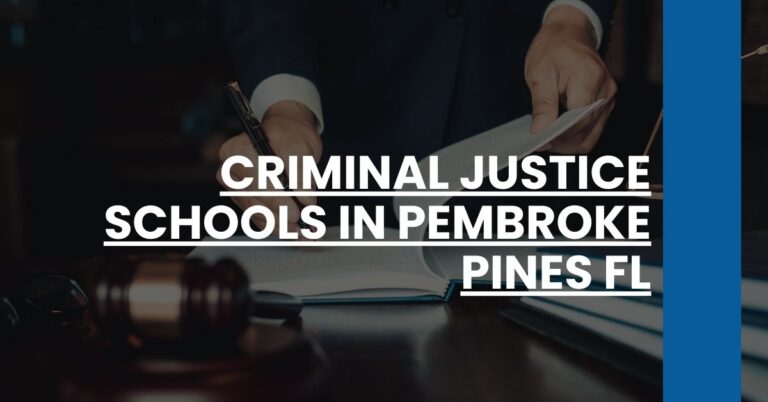 Criminal Justice Schools in Pembroke Pines FL Feature Image