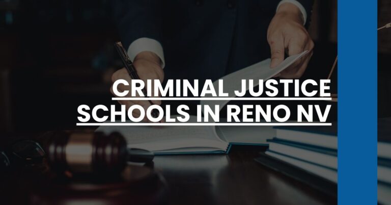 Criminal Justice Schools in Reno NV Feature Image