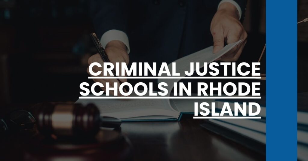 Criminal Justice Schools in Rhode Island Feature Image