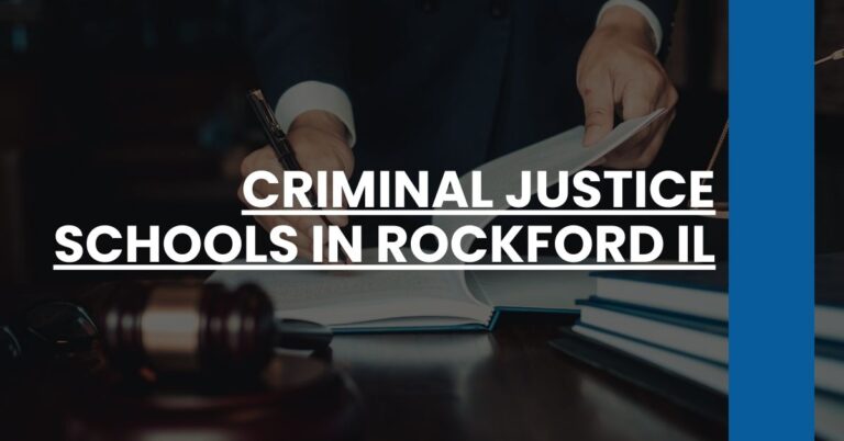 Criminal Justice Schools in Rockford IL Feature Image