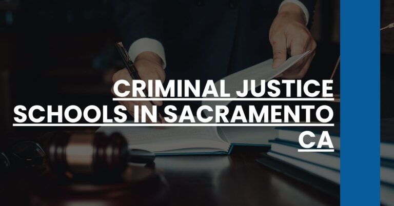 Criminal Justice Schools in Sacramento CA Feature Image