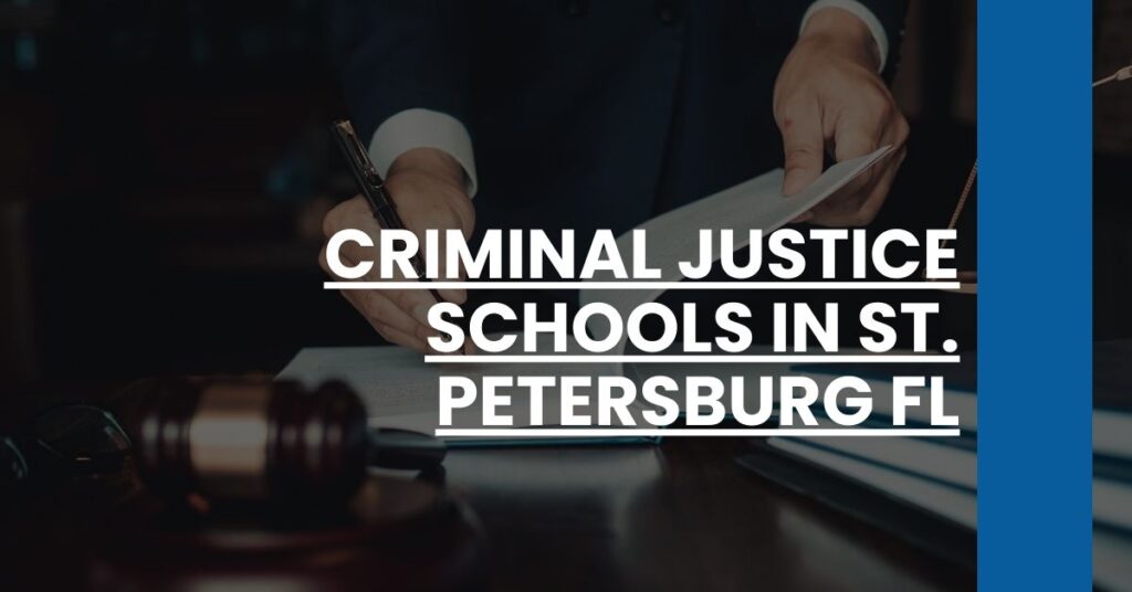 Criminal Justice Schools in St. Petersburg FL Feature Image