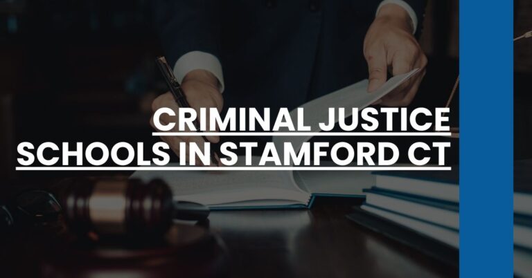 Criminal Justice Schools in Stamford CT Feature Image