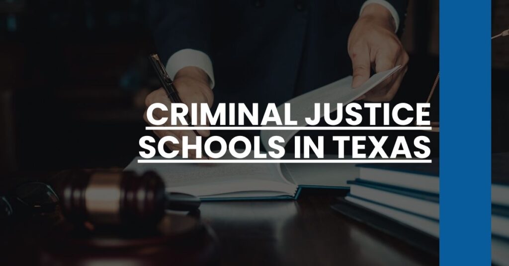 Criminal Justice Schools in Texas Feature Image