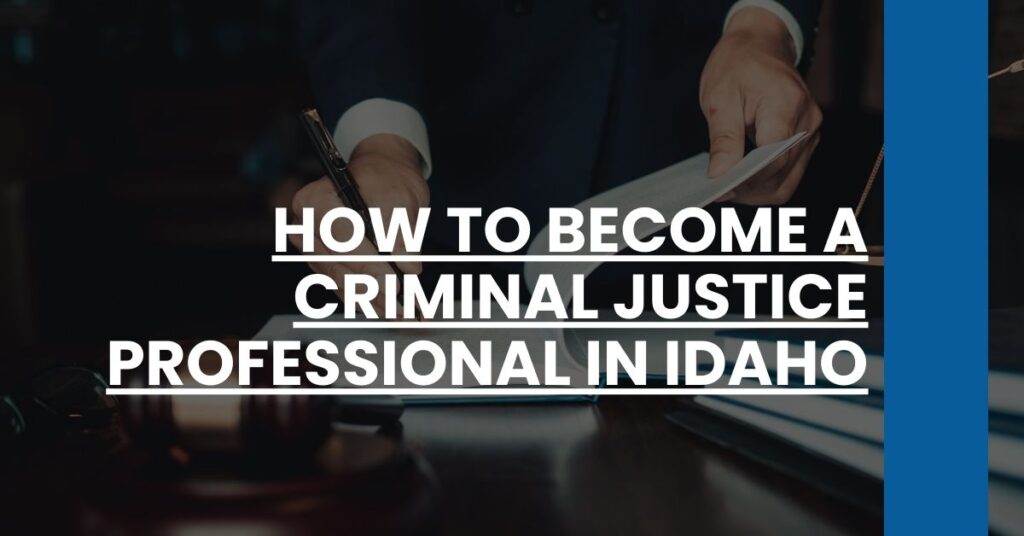 How to Become a Criminal Justice Professional in Idaho Feature Image