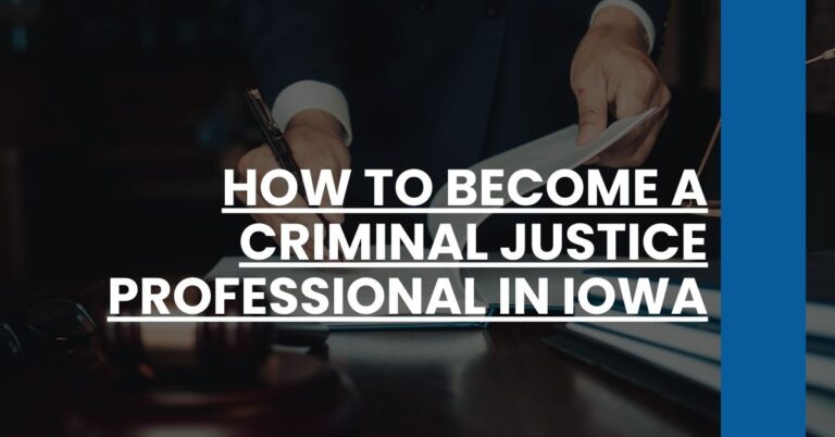 How to Become a Criminal Justice Professional in Iowa Feature Image