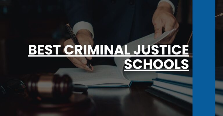 Best Criminal Justice Schools Feature Image