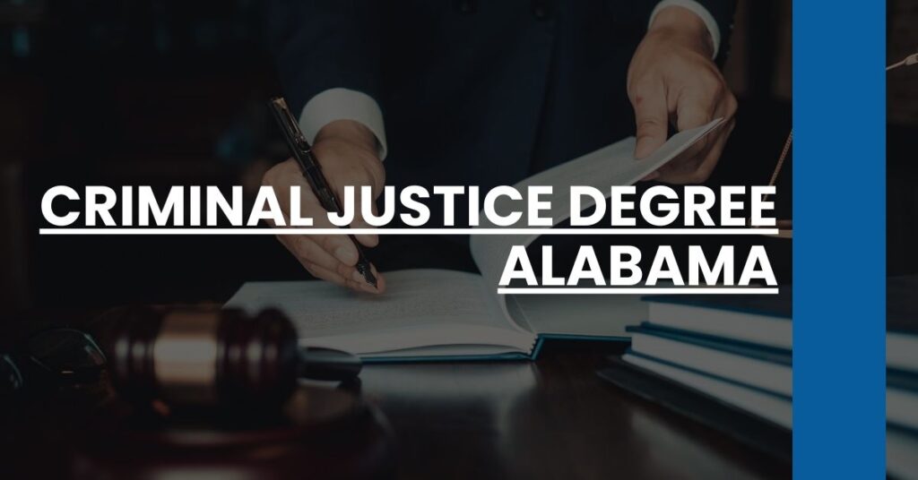 Criminal Justice Degree Alabama Feature Image