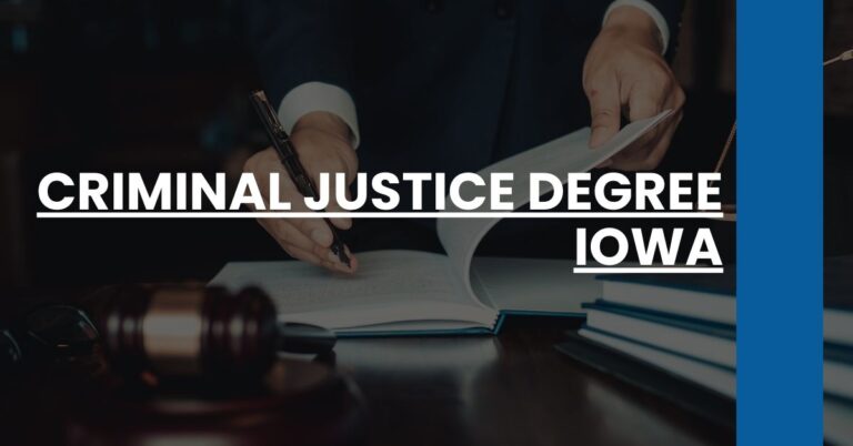 Criminal Justice Degree Iowa Feature Image