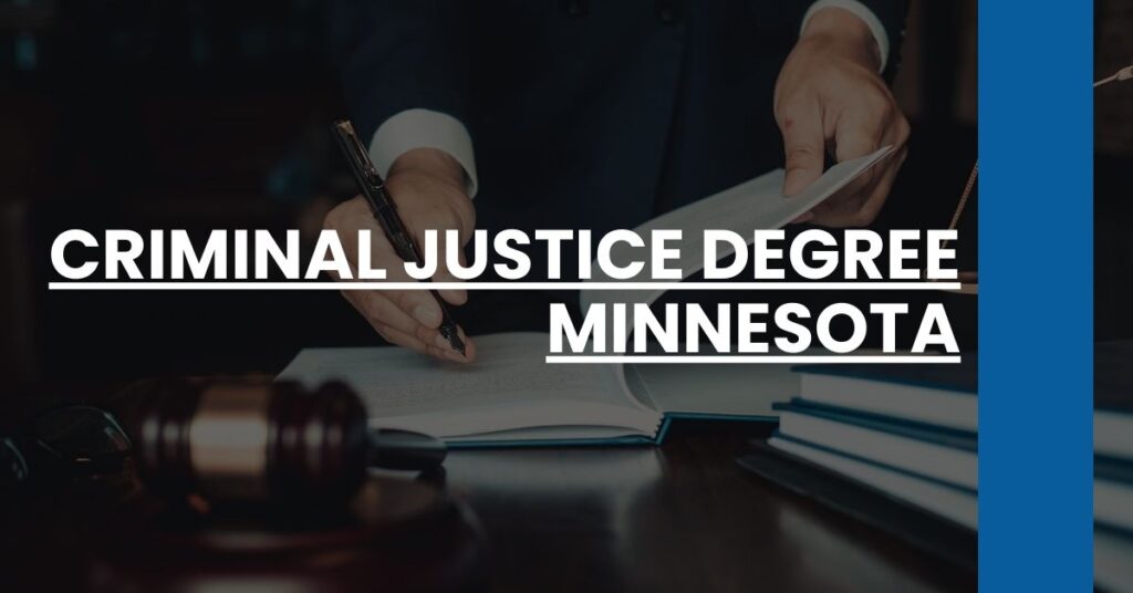 Criminal Justice Degree Minnesota Feature Image