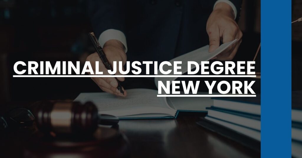 Criminal Justice Degree New York Feature Image