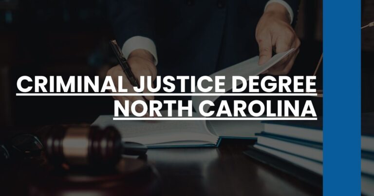 Criminal Justice Degree North Carolina Feature Image