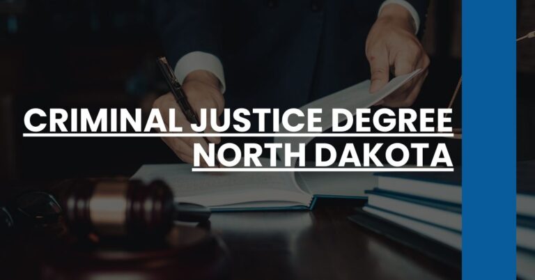 Criminal Justice Degree North Dakota Feature Image