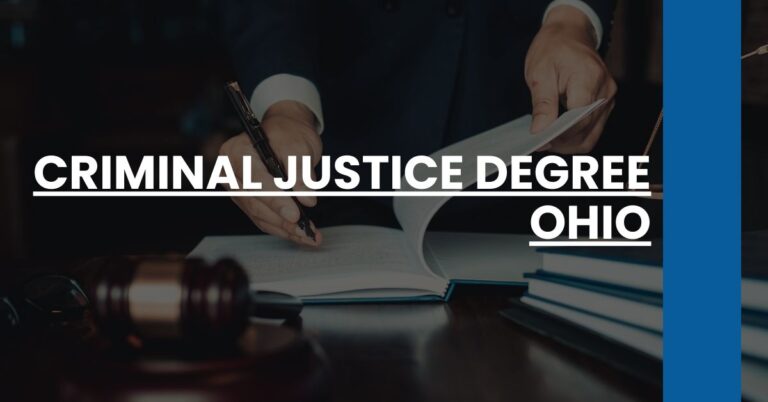 Criminal Justice Degree Ohio Feature Image