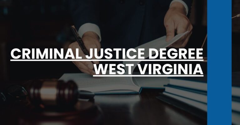 Criminal Justice Degree West Virginia Feature Image