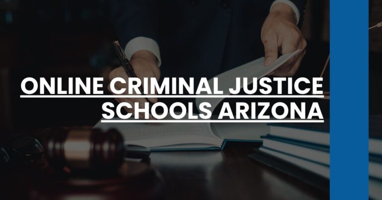 Online Criminal Justice Schools Arizona Feature Image