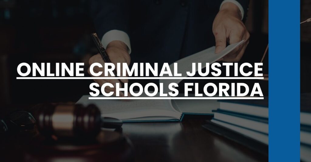 Online Criminal Justice Schools Florida Feature Image