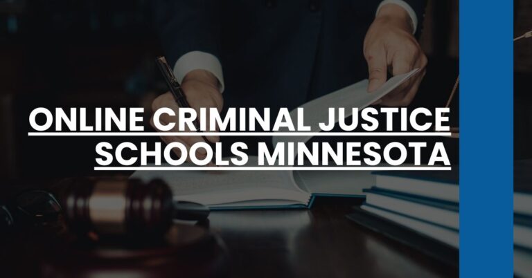 Online Criminal Justice Schools Minnesota Feature Image